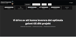 Desktop Screenshot of prastangen.se